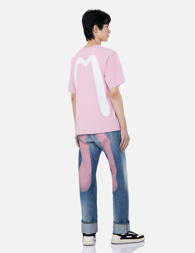 EVISU DAICOCK PRINT BAGGY-FIT JEANS #2000 - 2EAECM2JE99500CT