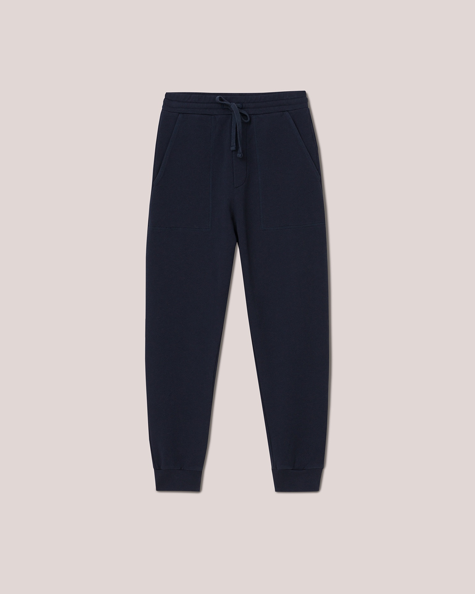 SHAY - Fleece relaxed fit sweatpants - Navy - 1