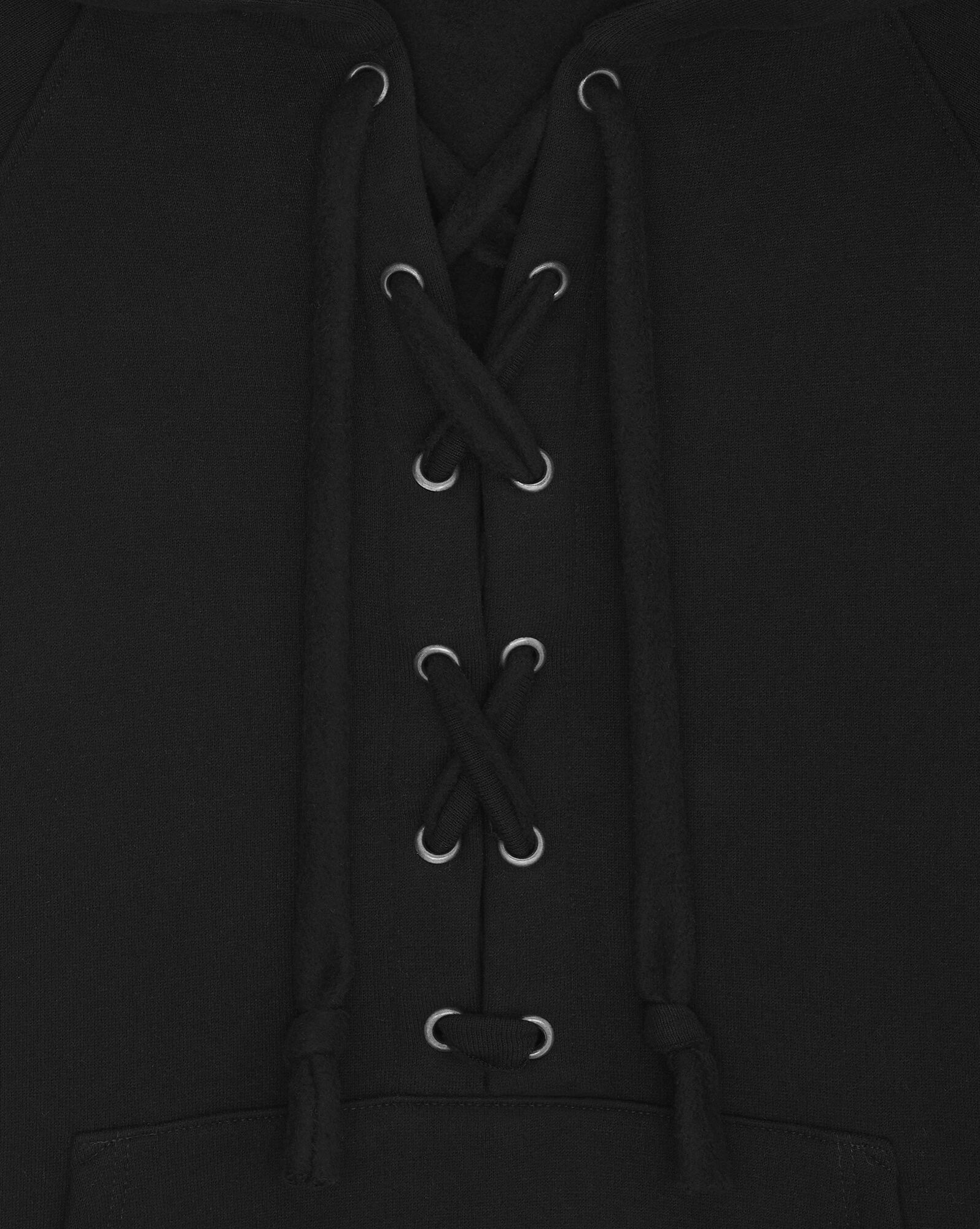 Lace-Trimmed Cotton-Jersey Hoodie - 5