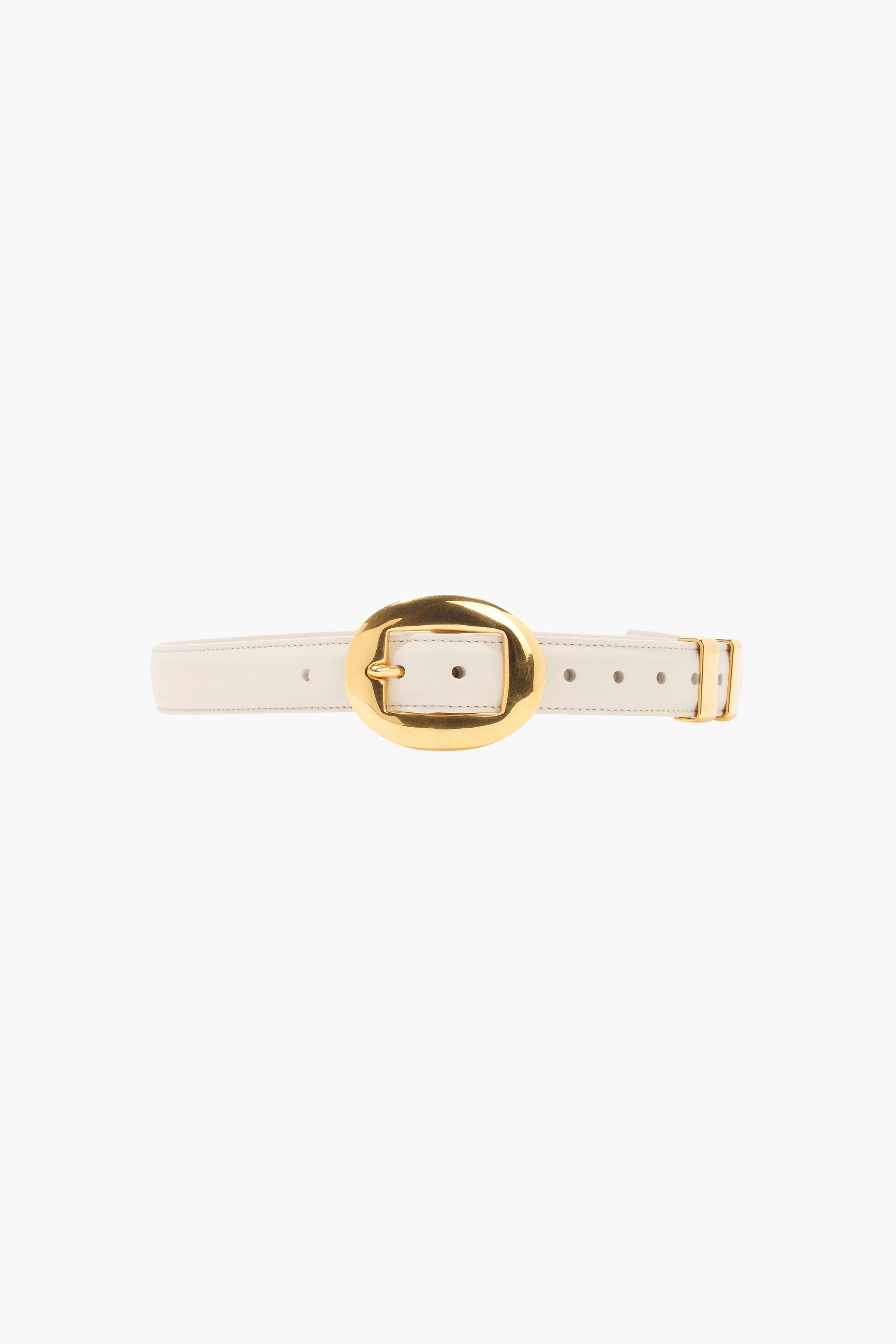 OLD VINTAGE BRASS BUCKLE BELT - 1