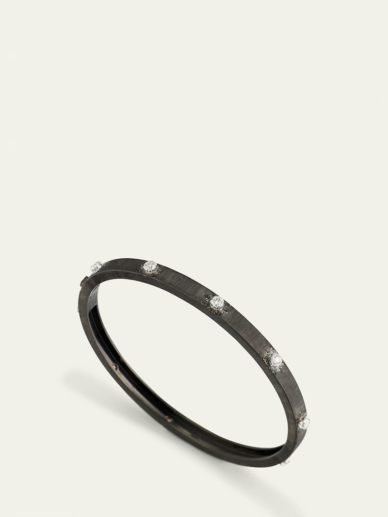 Buccellati Macri Classica Bangle, Black Gold, 5mm outlook