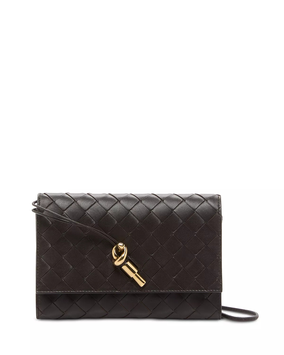 Andiamo Intrecciato Leather Crossbody Bag - 1