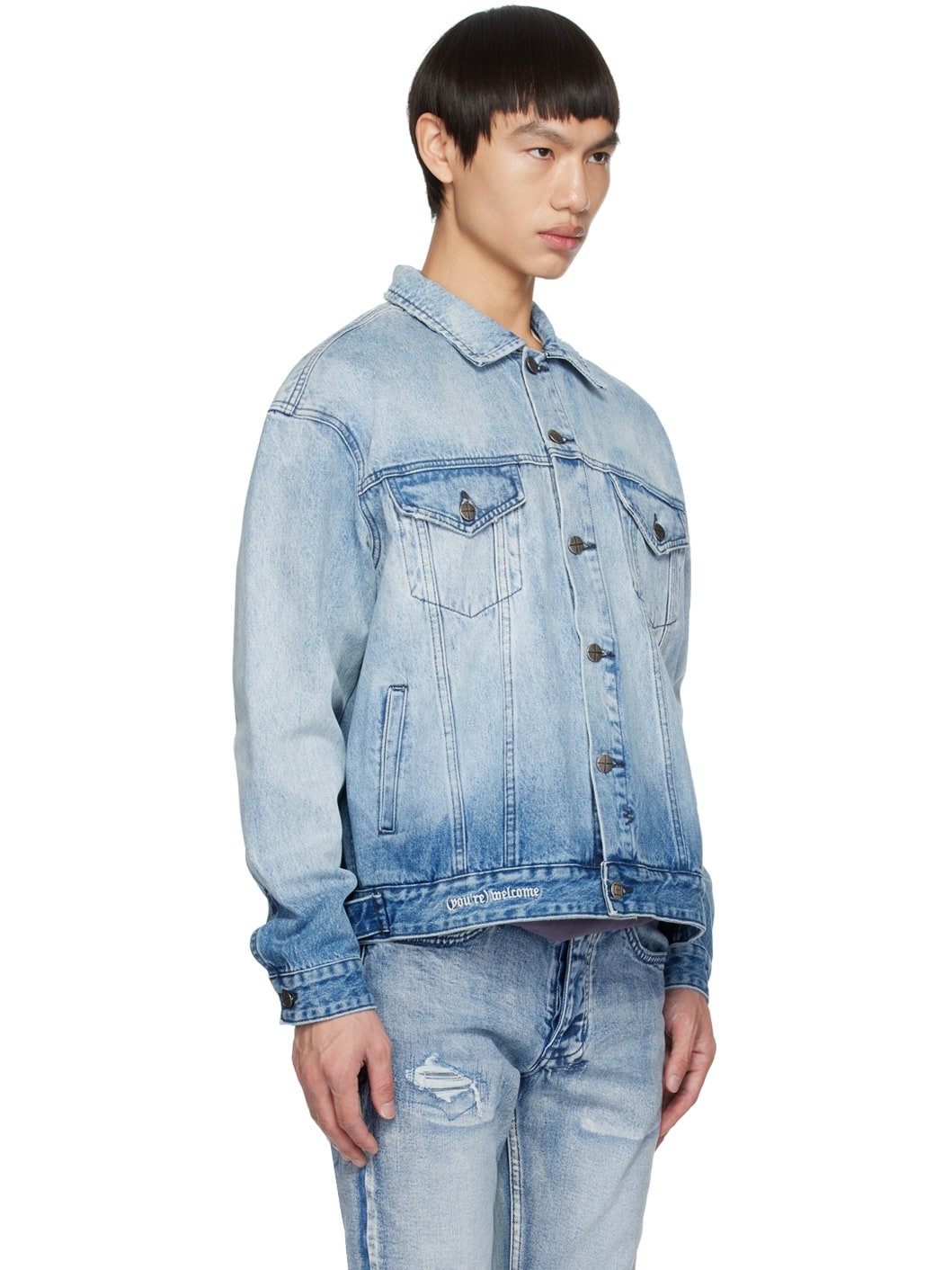 Blue Oh G Denim Jacket - 2