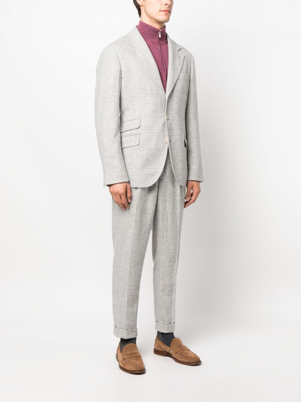 Wool and silk blend suit - 3