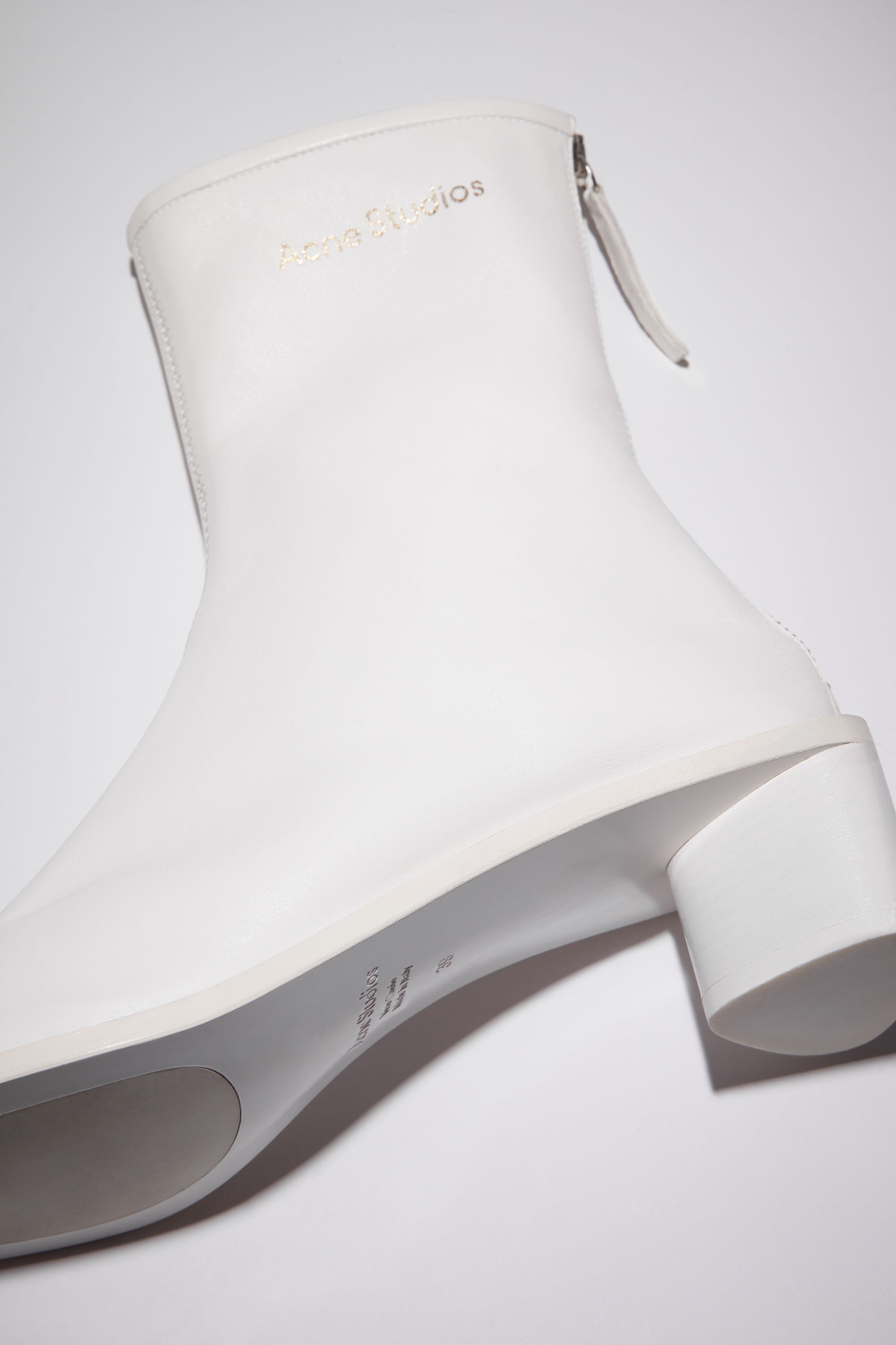 Logo ankle boots - Optic White - 6