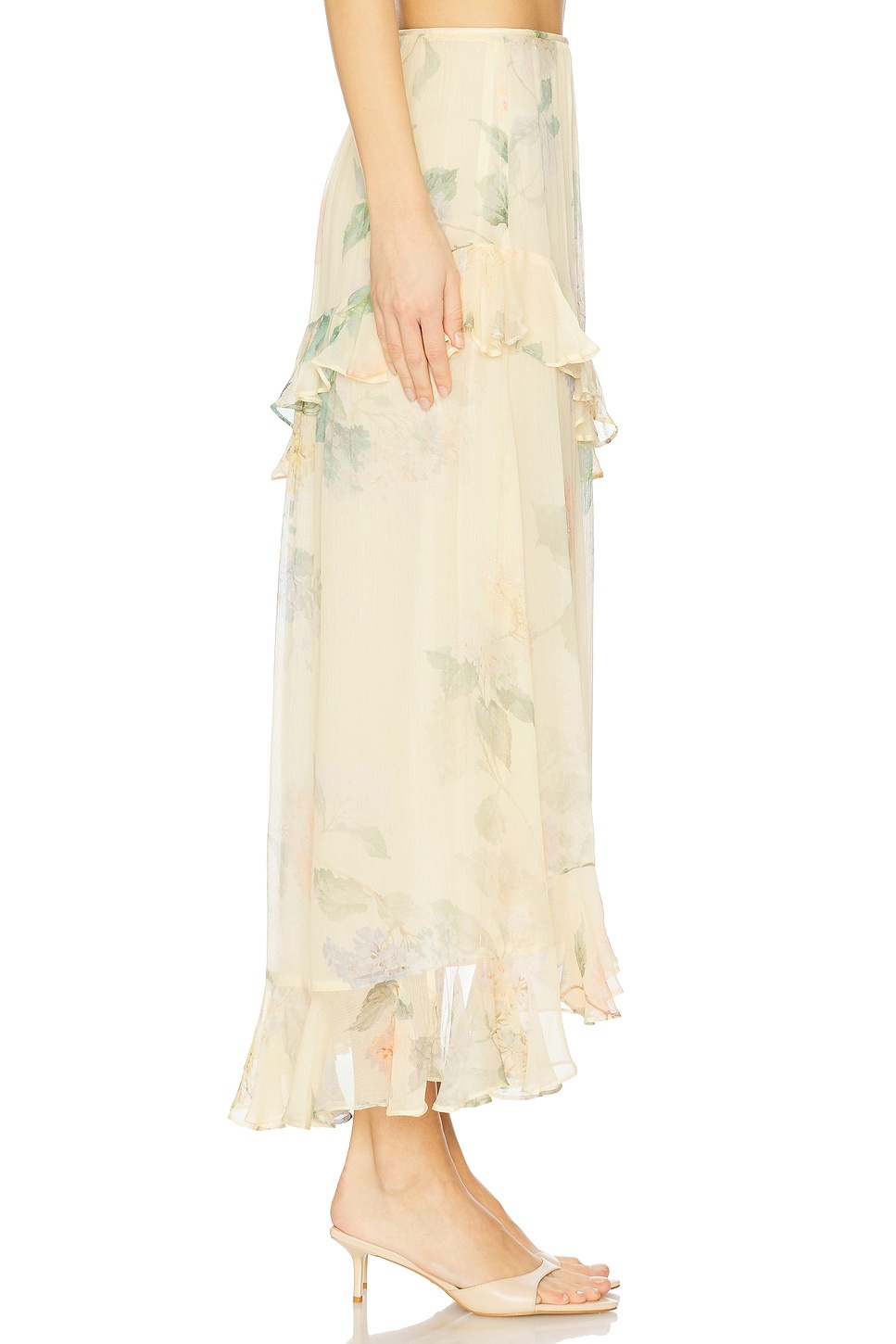 Illuminate Asymmetric Skirt - 3