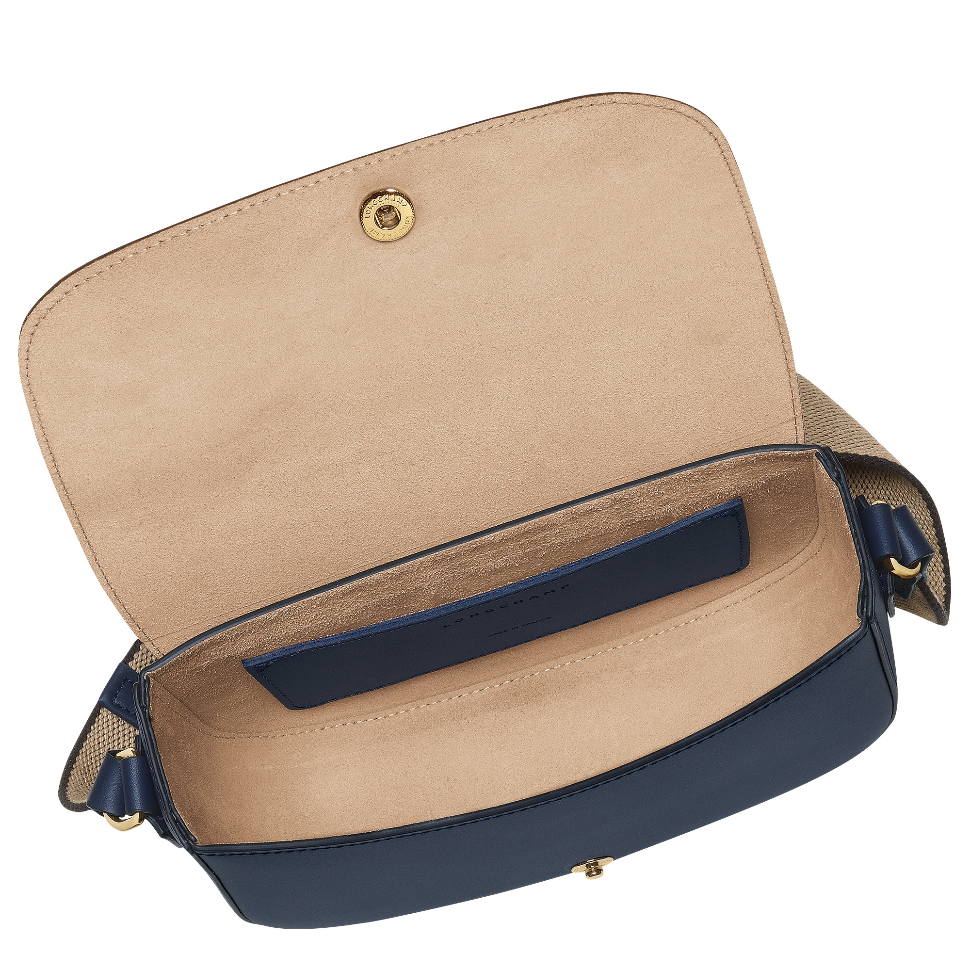 Épure S Crossbody bag Navy - Leather - 5