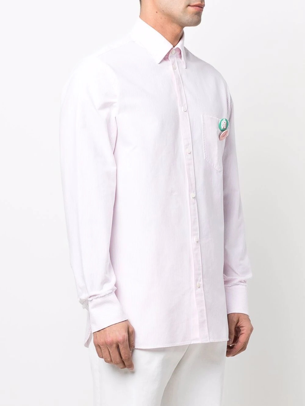 logo-badge detail shirt - 3