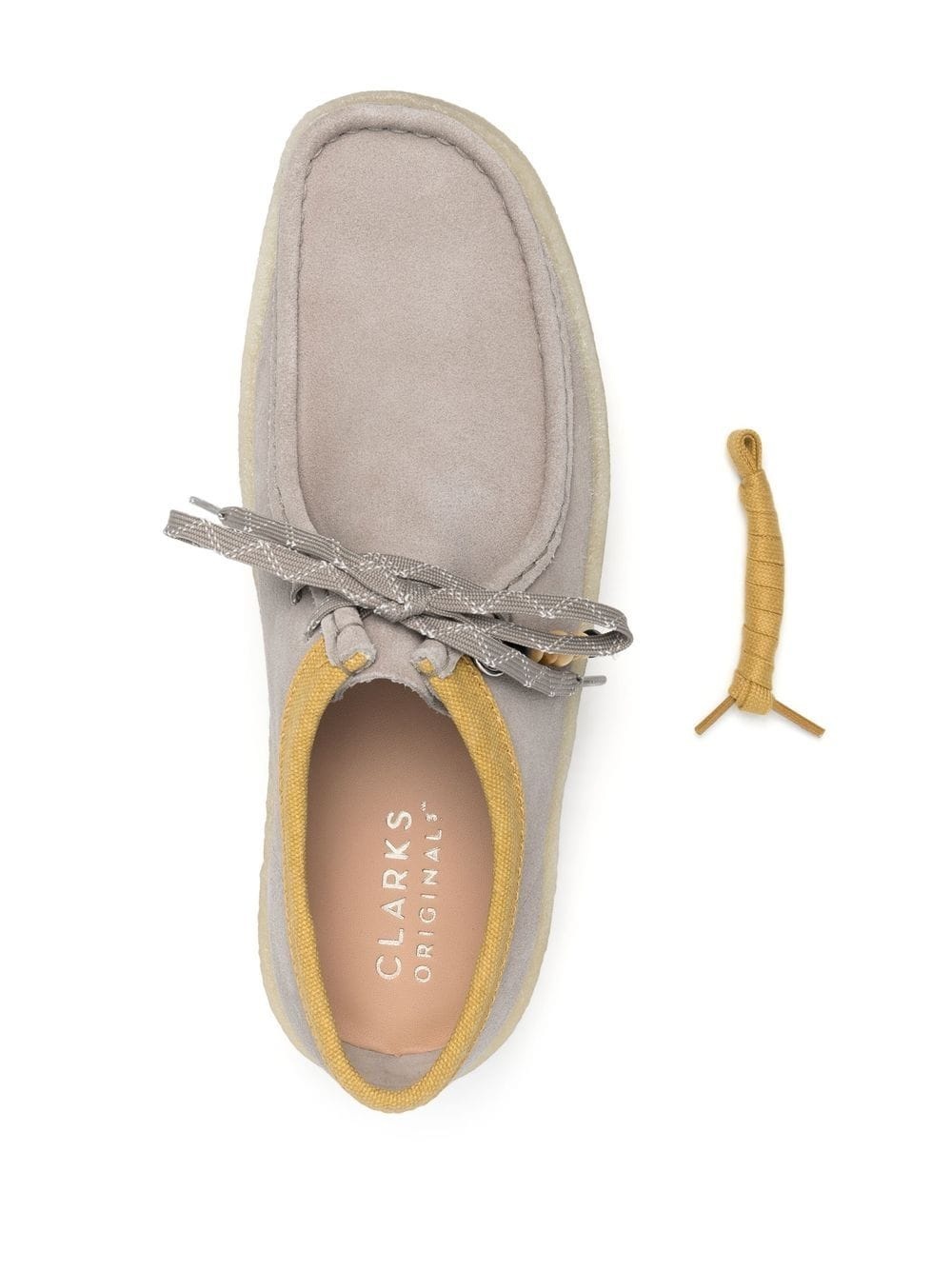 lace-up suede derby shoes - 4