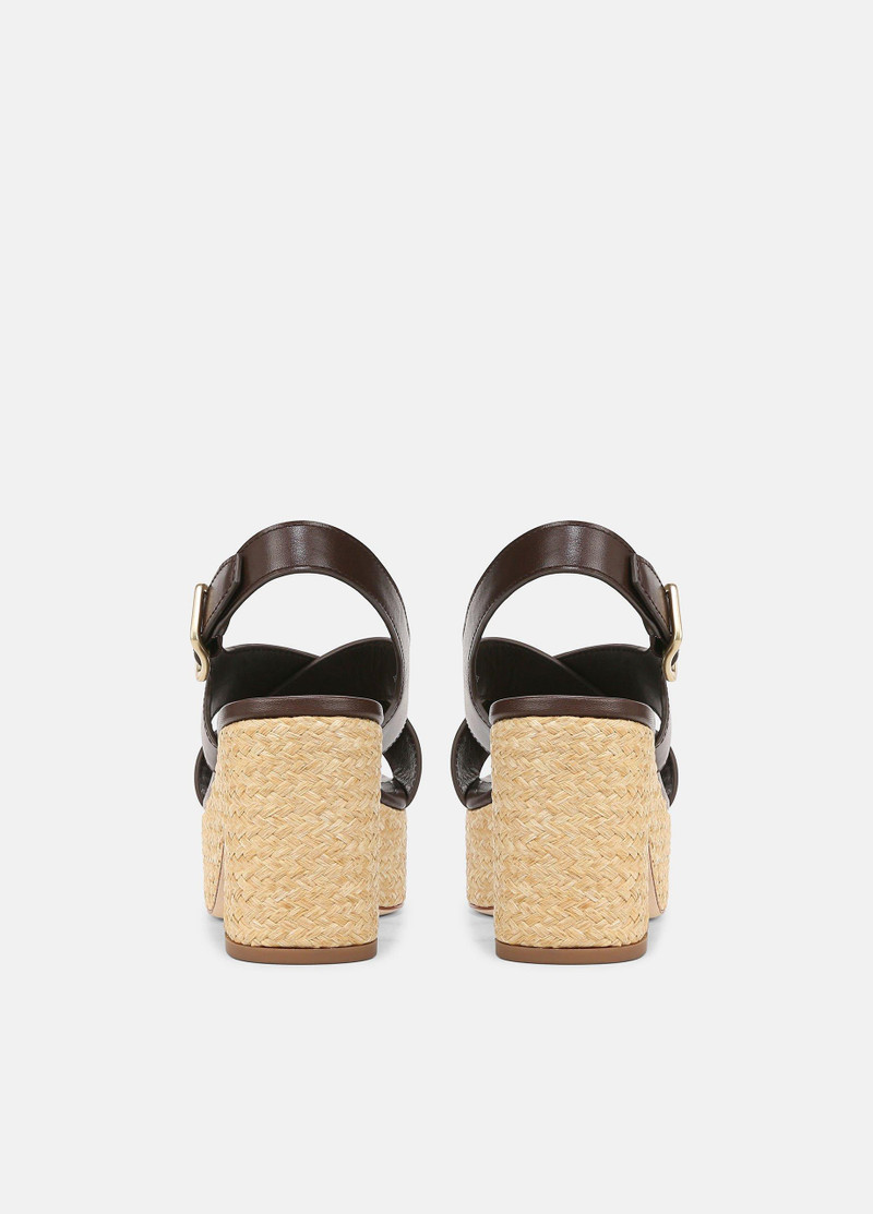 Vince Clementina Leather Platform Sandal outlook
