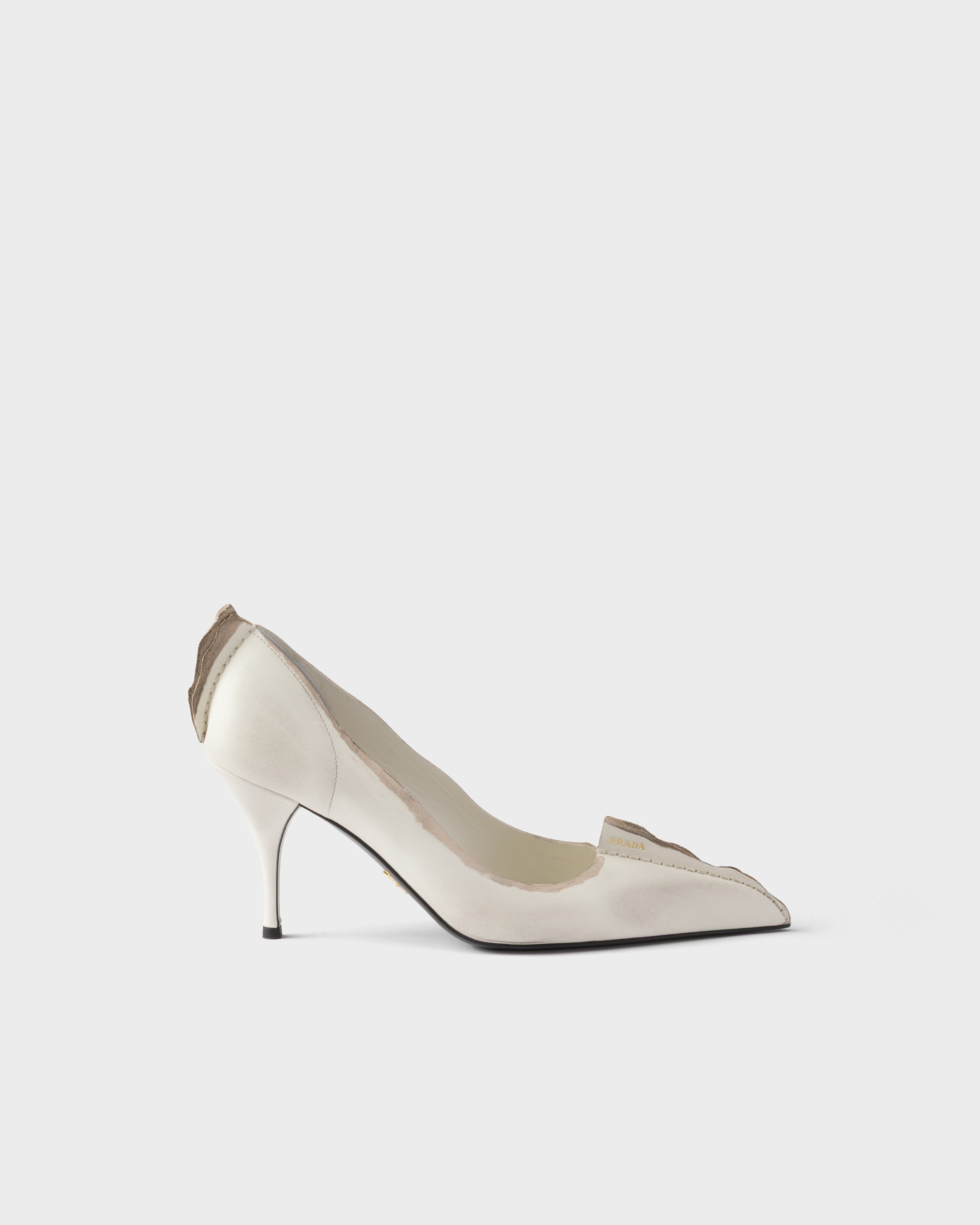 Antiqued leather pumps - 2