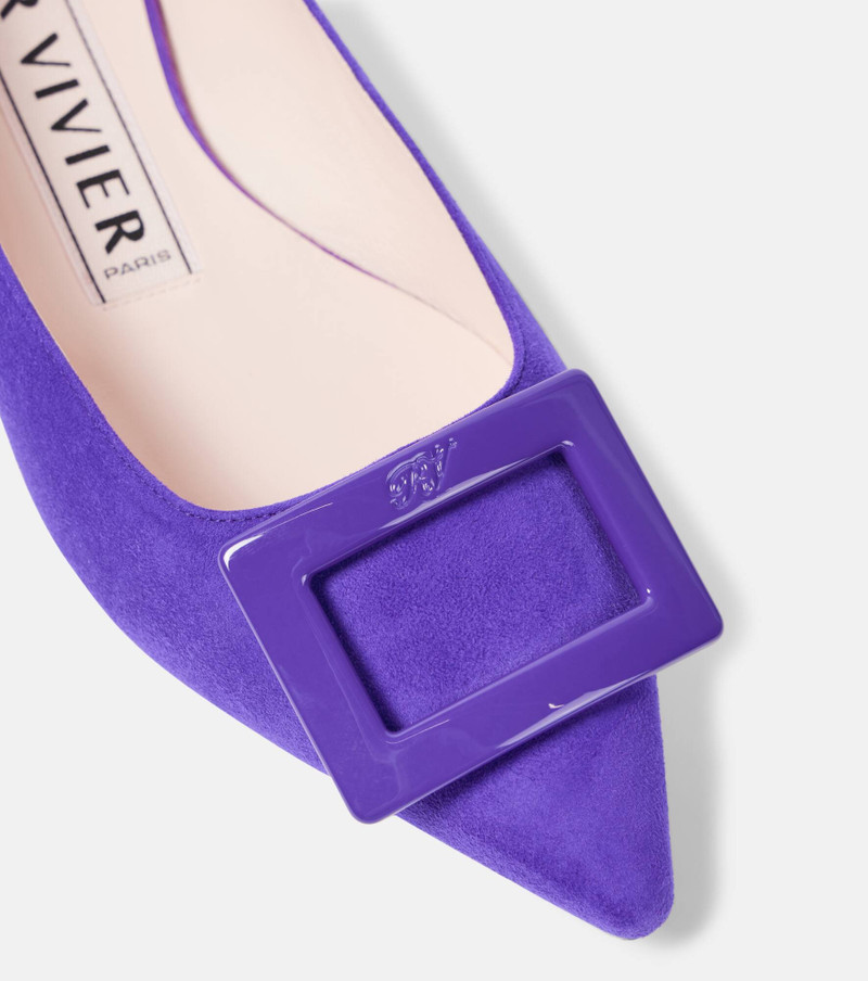 Gommettine suede ballet flats 6