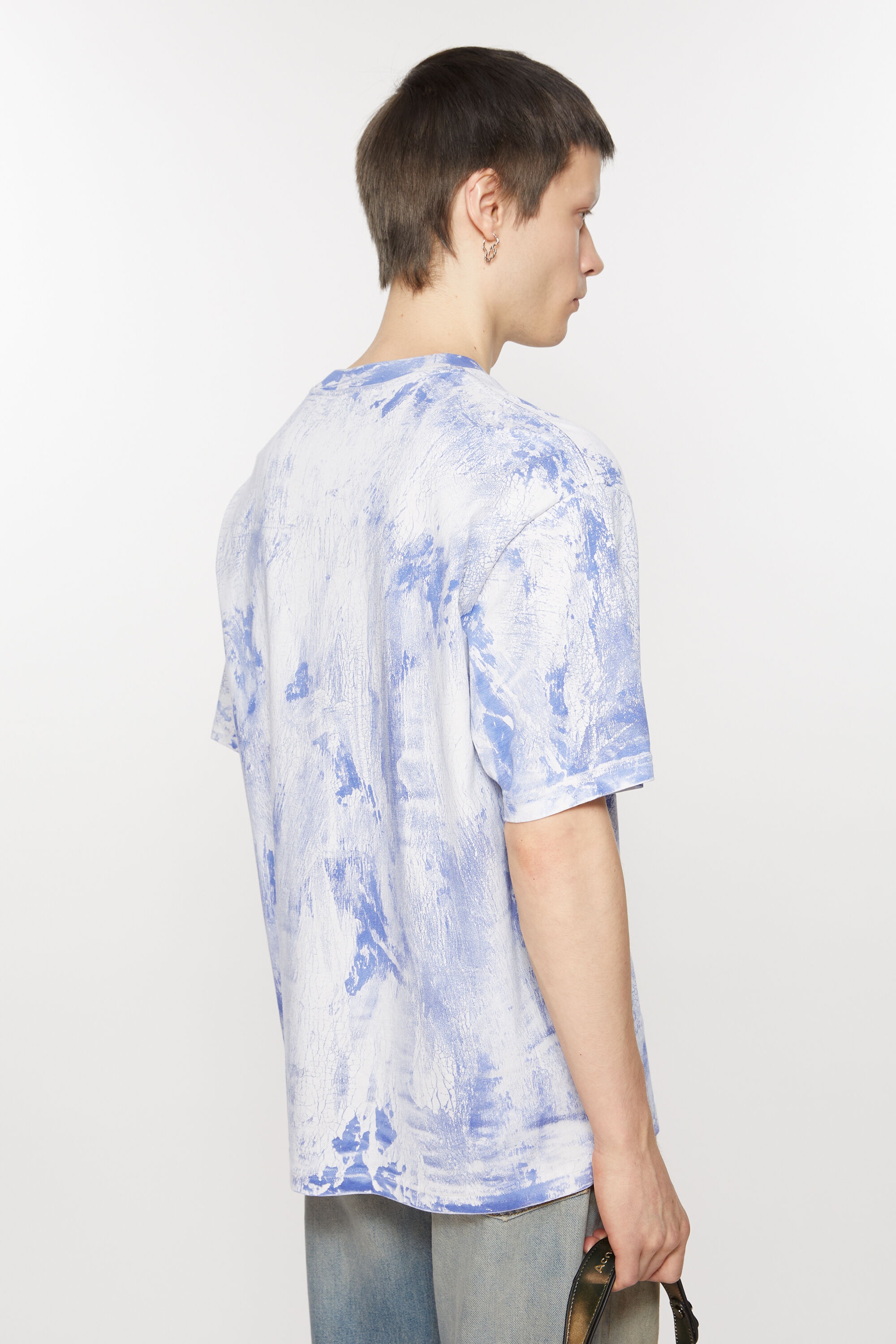 T-shirt plaster print - Faded blue - 3
