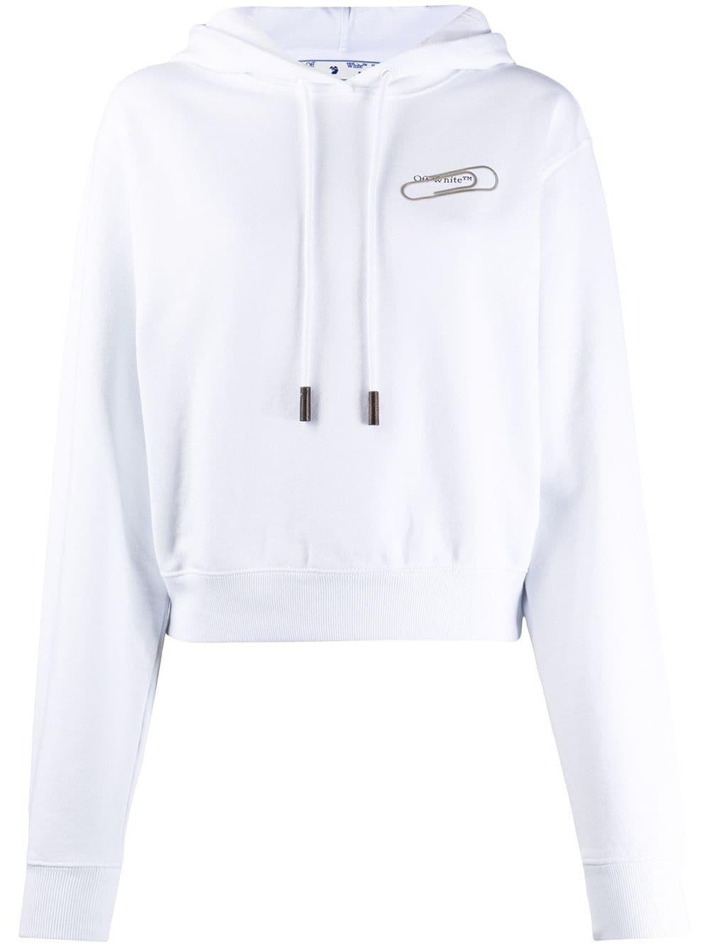 logo-print hoodie - 1