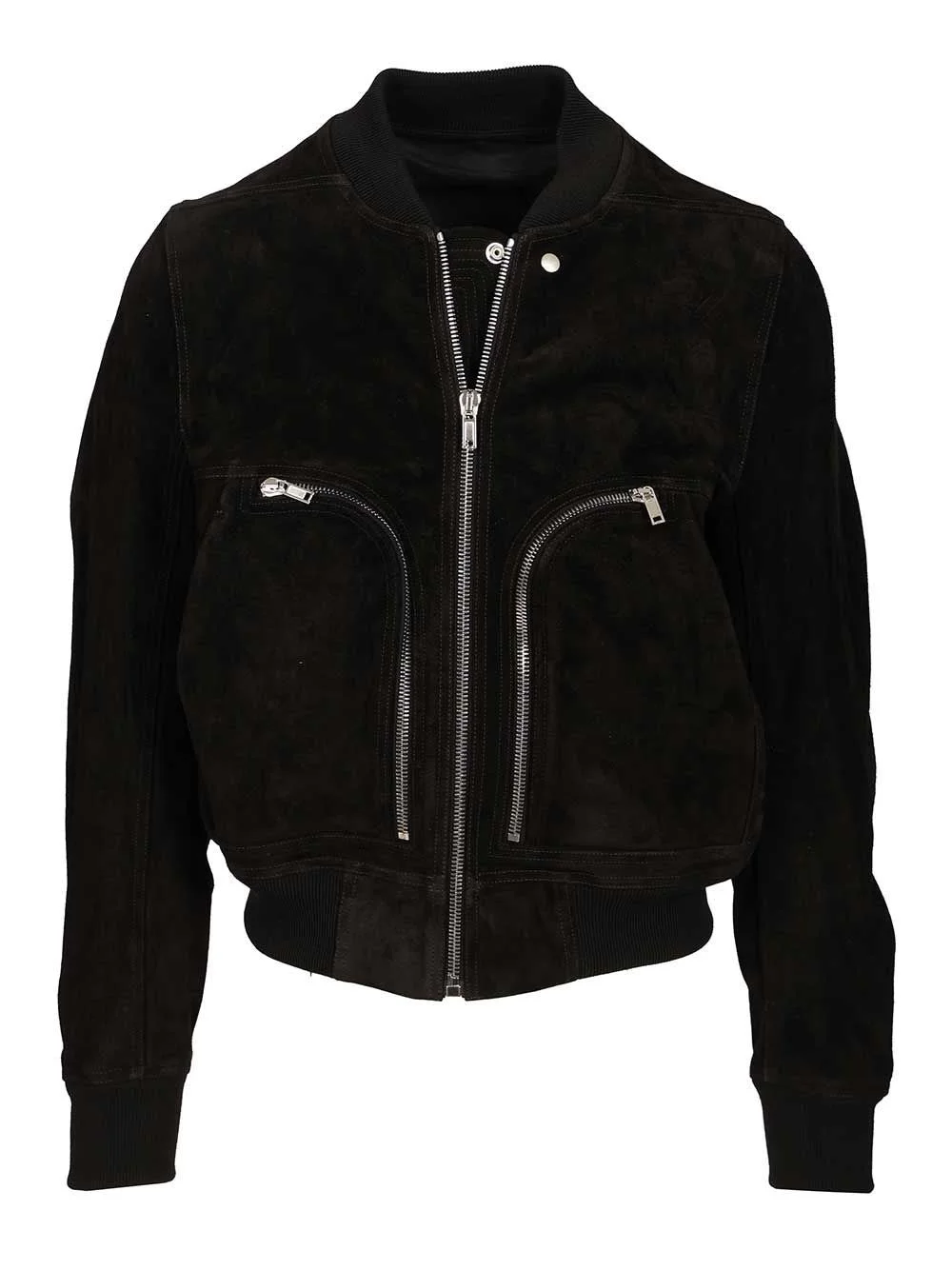 Rick Owens Men "Bauhaus Flight" Leather Jacket - 1