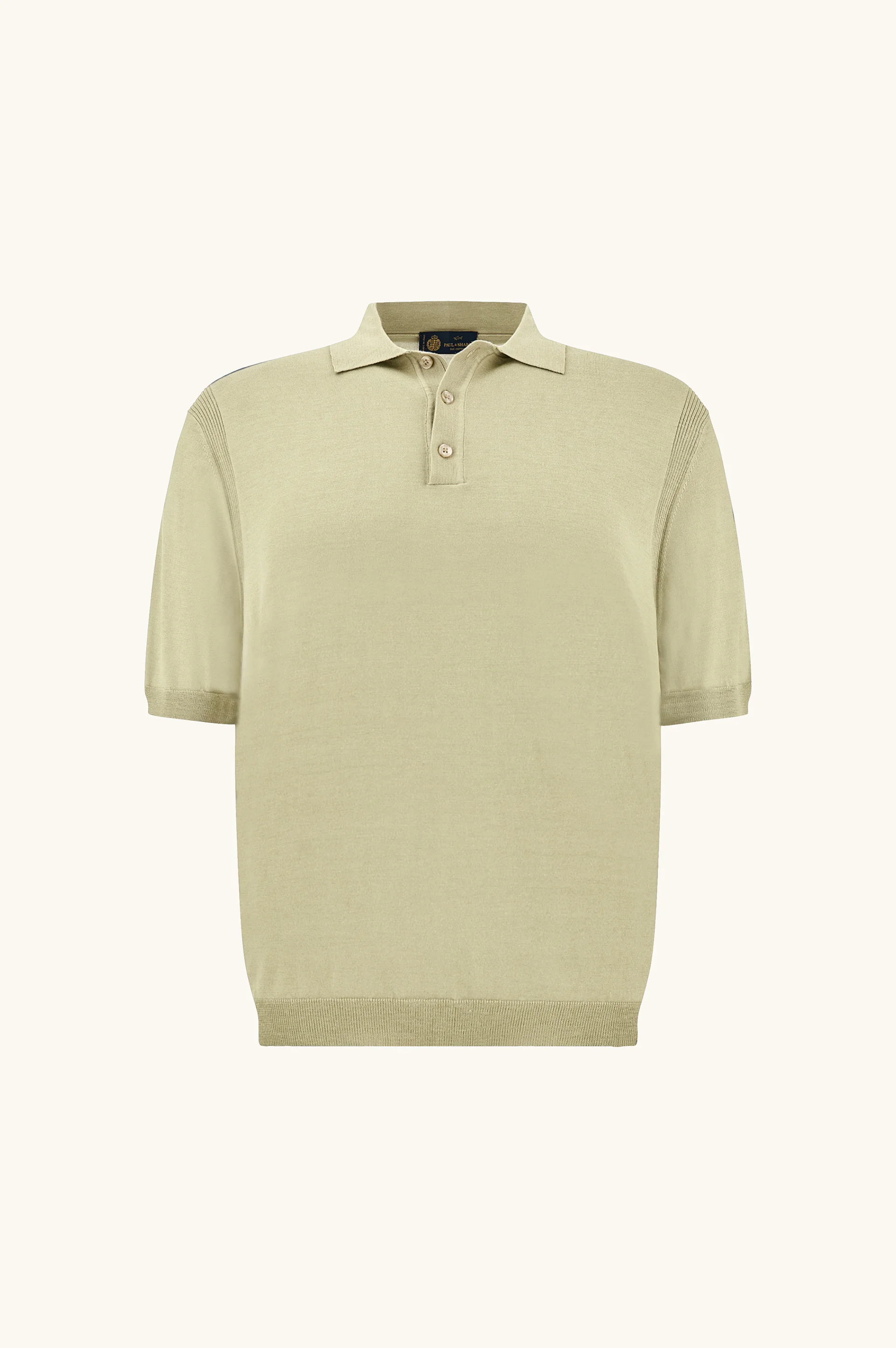 POLO SHIRT IN SILK AND COTTON - 1