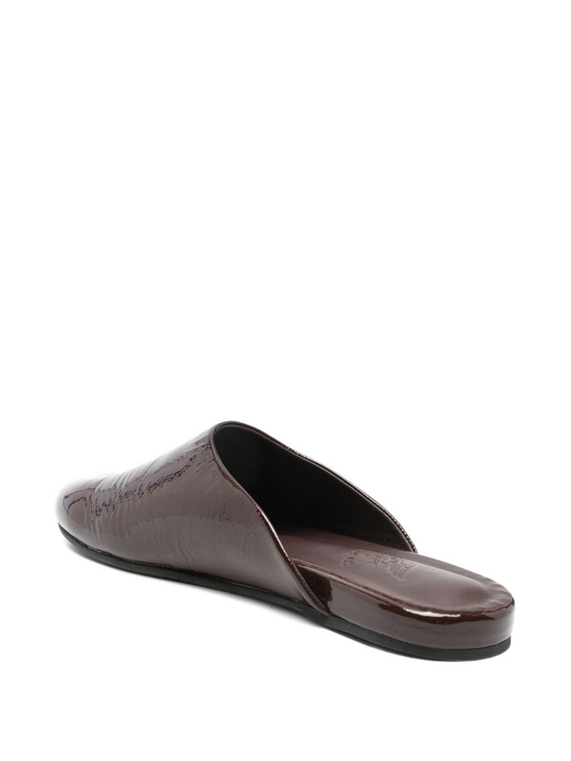 patent-finish mules 3