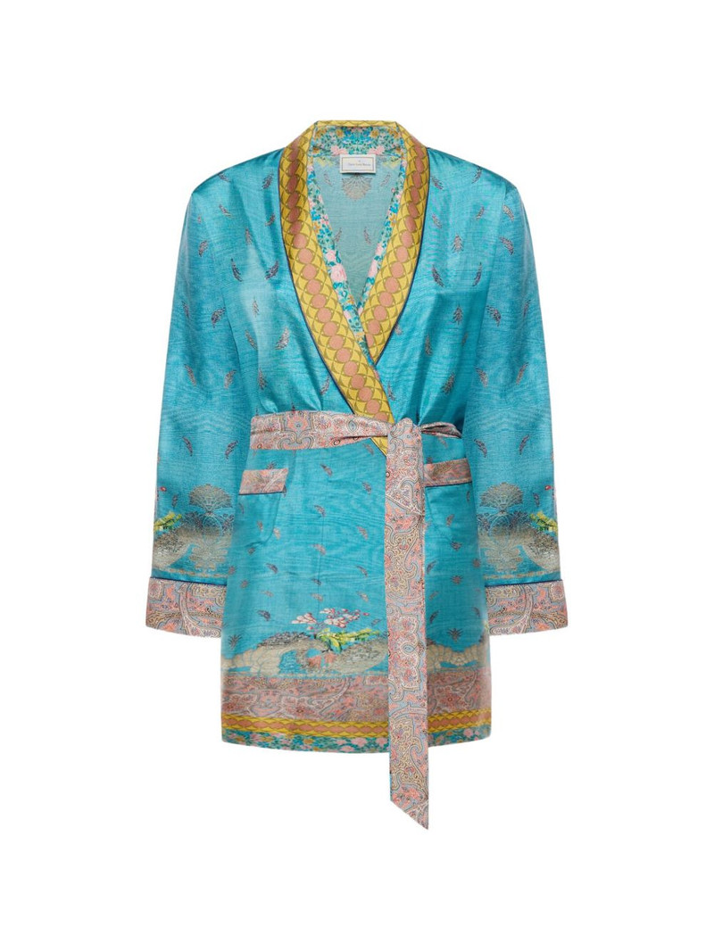 Aloe paisley-print coat 1