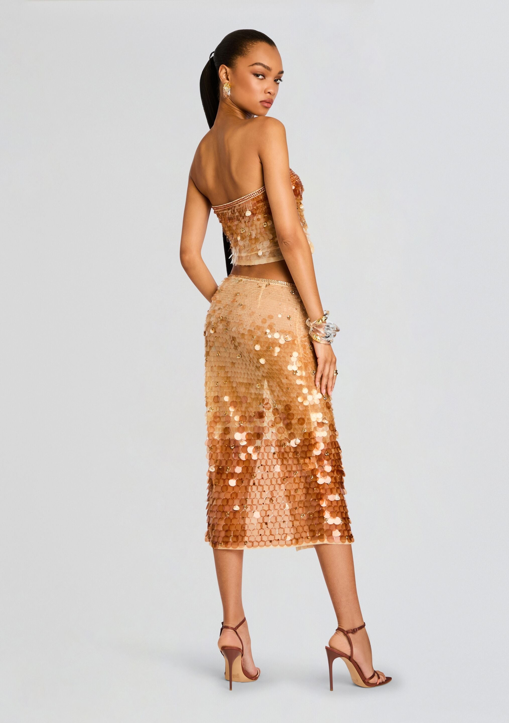 NELLIE SEQUIN SKIRT - 4