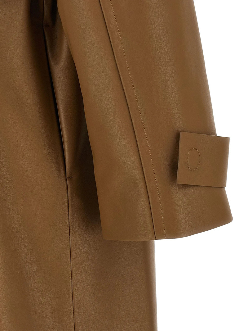 FENDI Fendi Embossed Logo Belted Trench Coat outlook