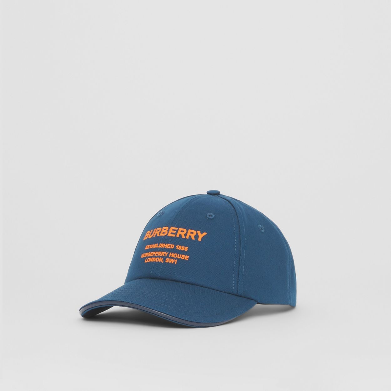 Horseferry Motif Cotton Baseball Cap - 6