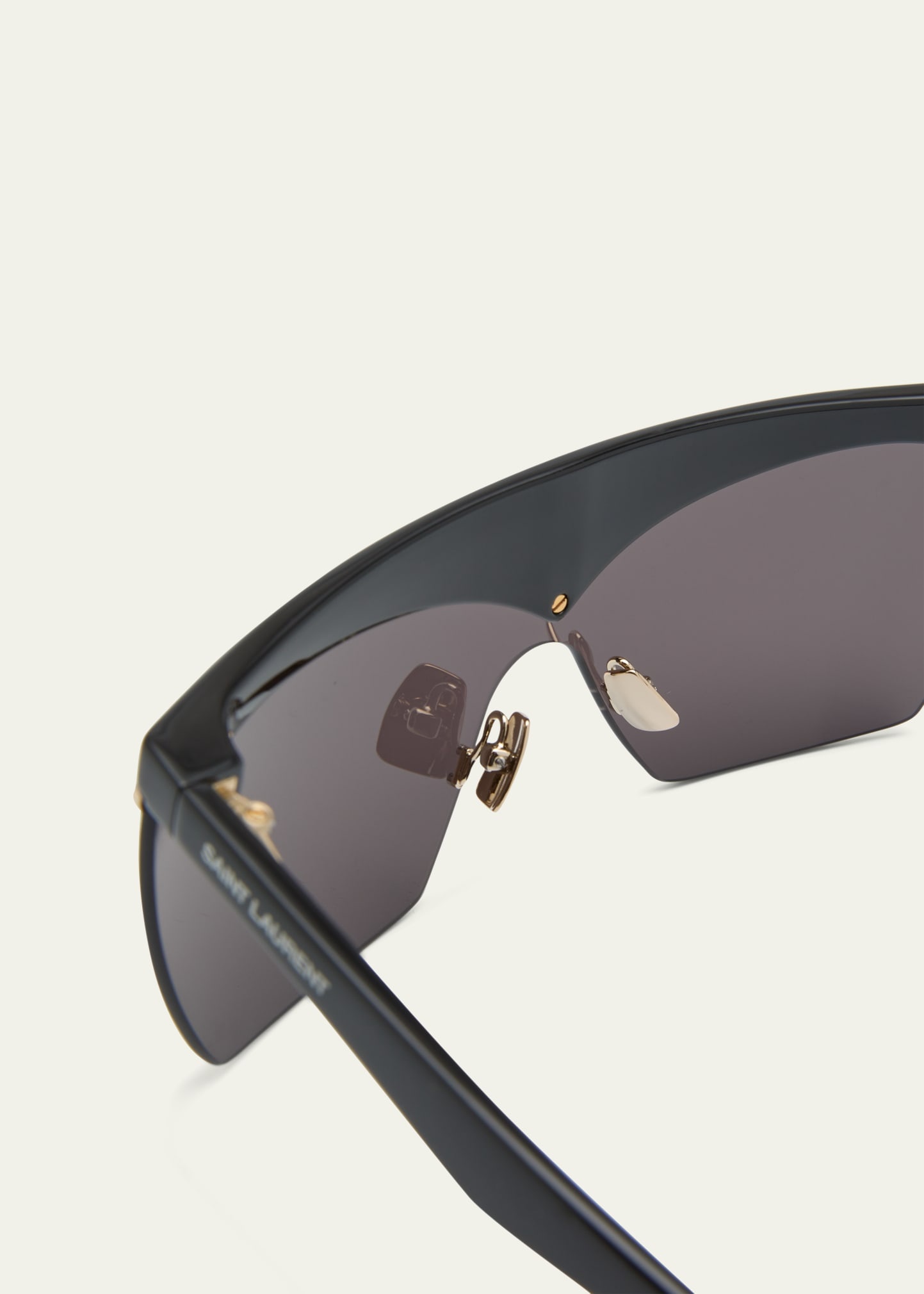 Logo Acetate Shield Sunglasses - 2