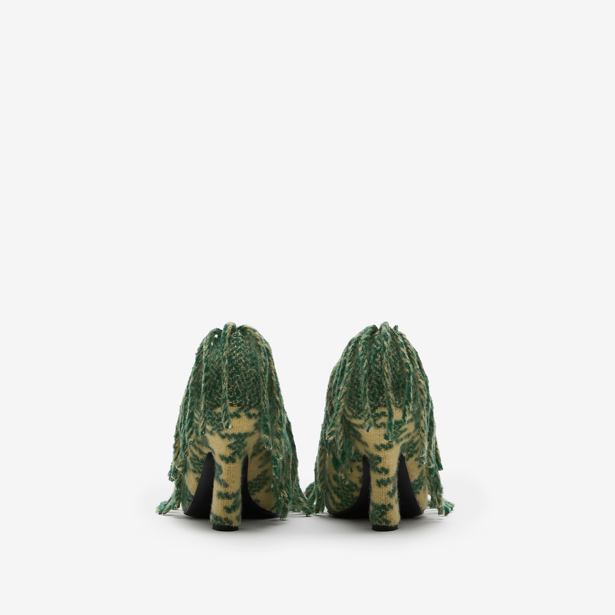 Check Wool Sweep Pumps - 4
