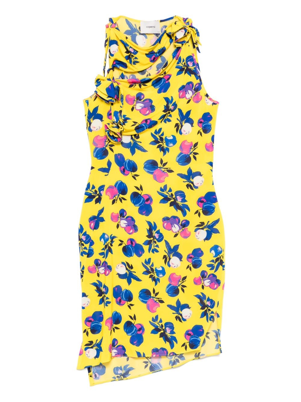 asymmetric mini dress - 1