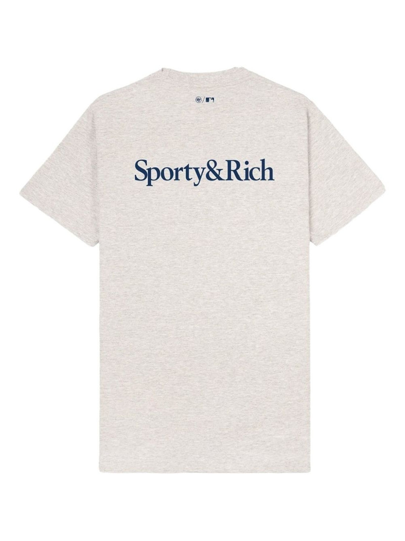 Sporty & Rich logo-print cotton t-shirt outlook