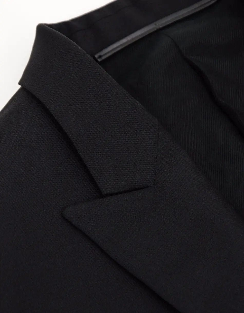 Givenchy Black Double-Breasted Sleeveless Blazer - 3