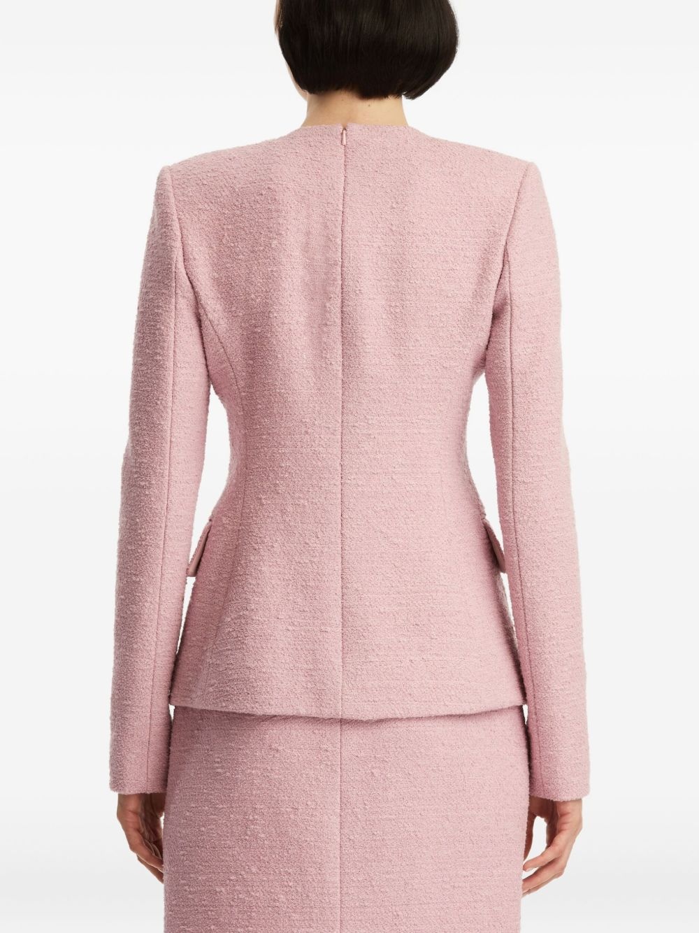twist-embellished jacket - 4