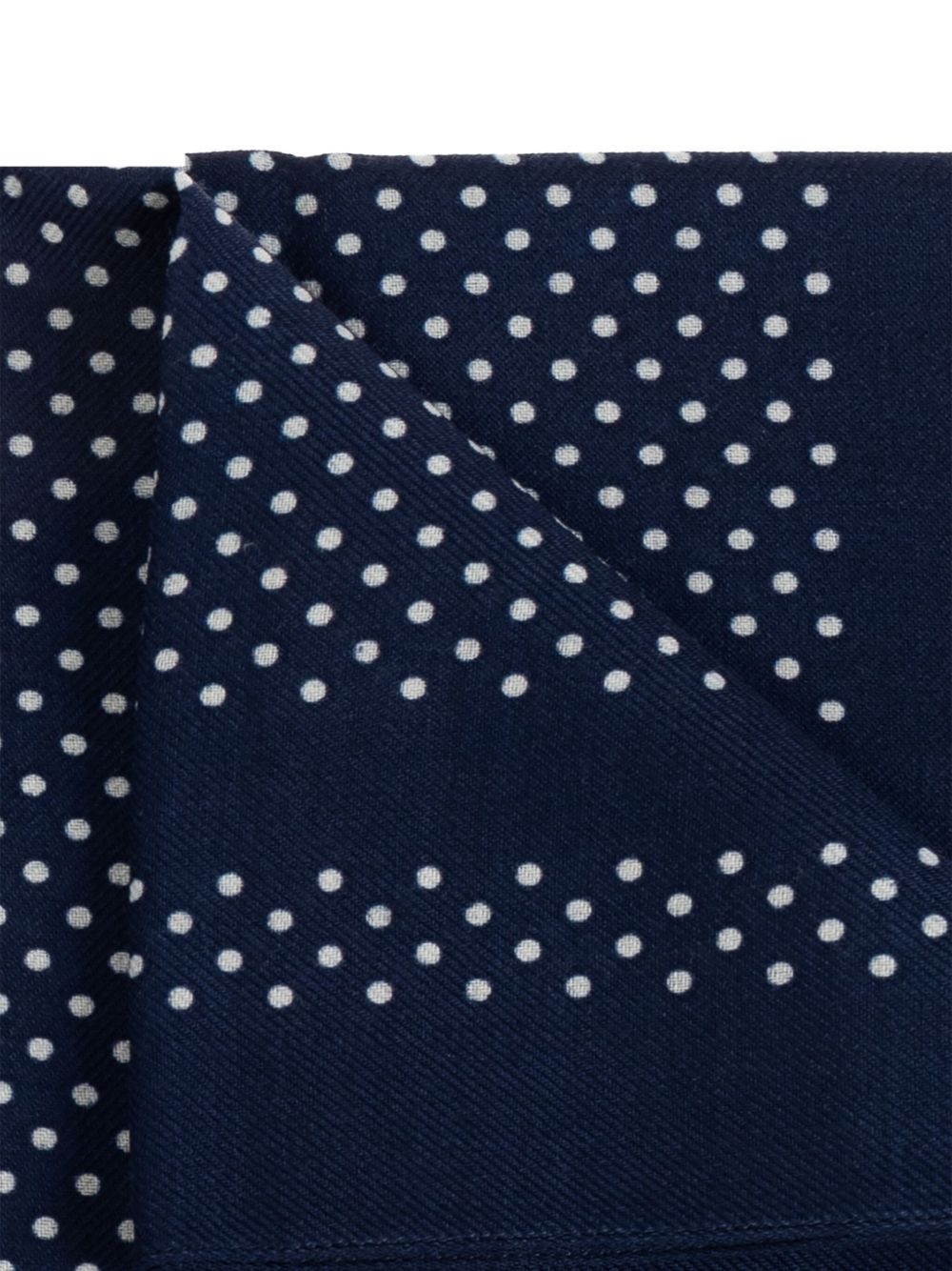 polka-dot wool scarf - 3