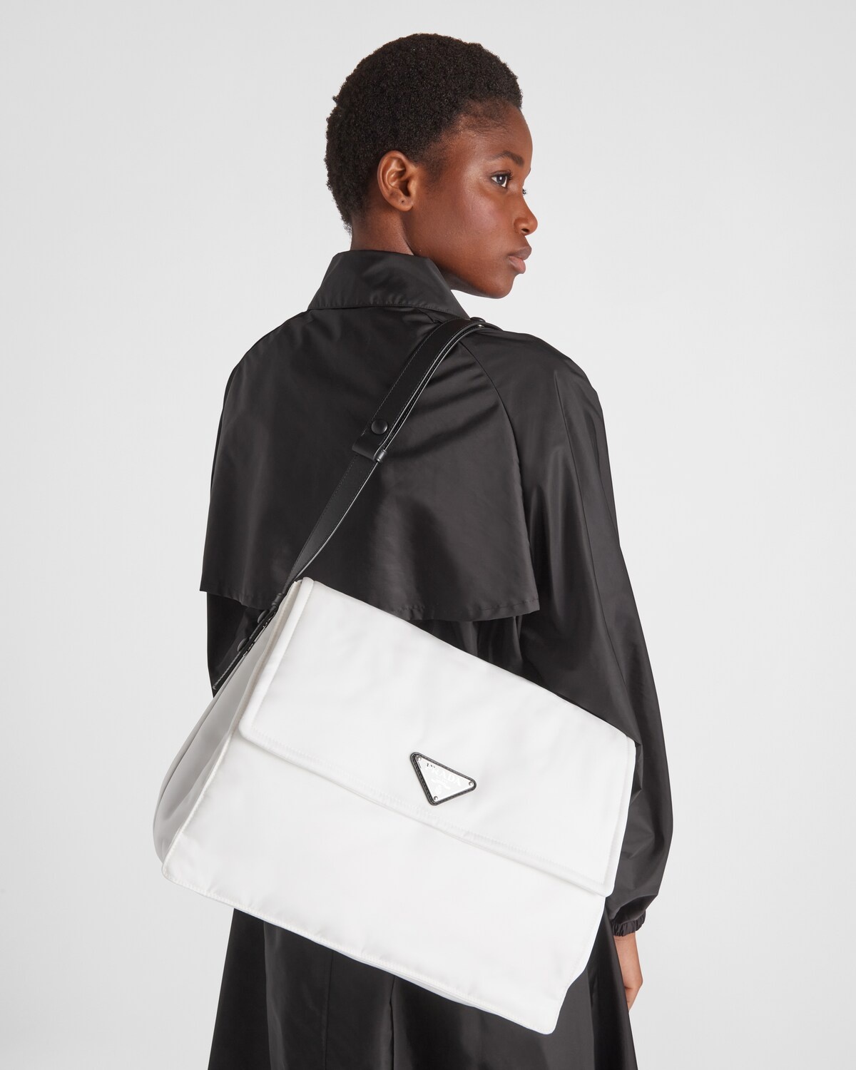 Large padded Re-Nylon shoulder bag - 2