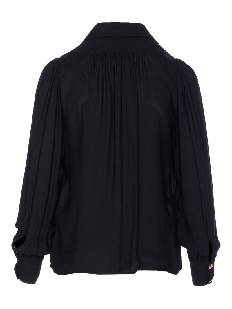 ELISABETTA FRANCHI V-neck long-sleeve blouse outlook
