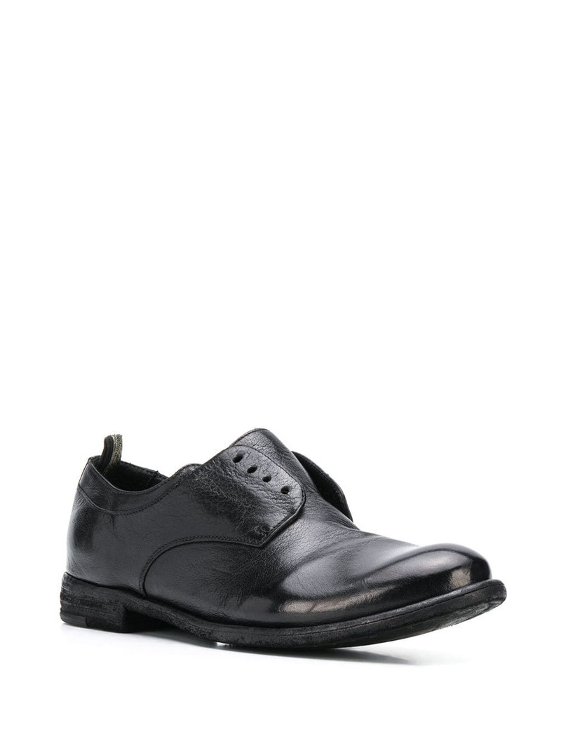 OFFICINE CREATIVE textured laceless Oxford shoes outlook