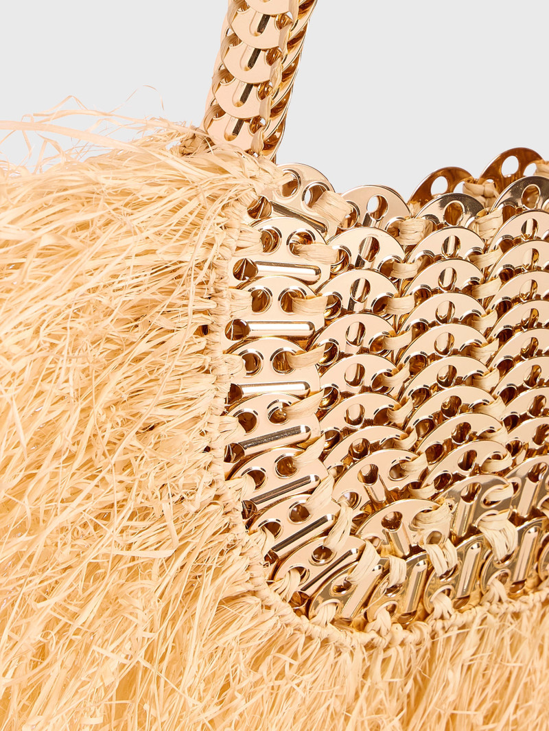 ICONIC 1969 MOON BAG WITH NATURAL RAPHIA FRINGES 5