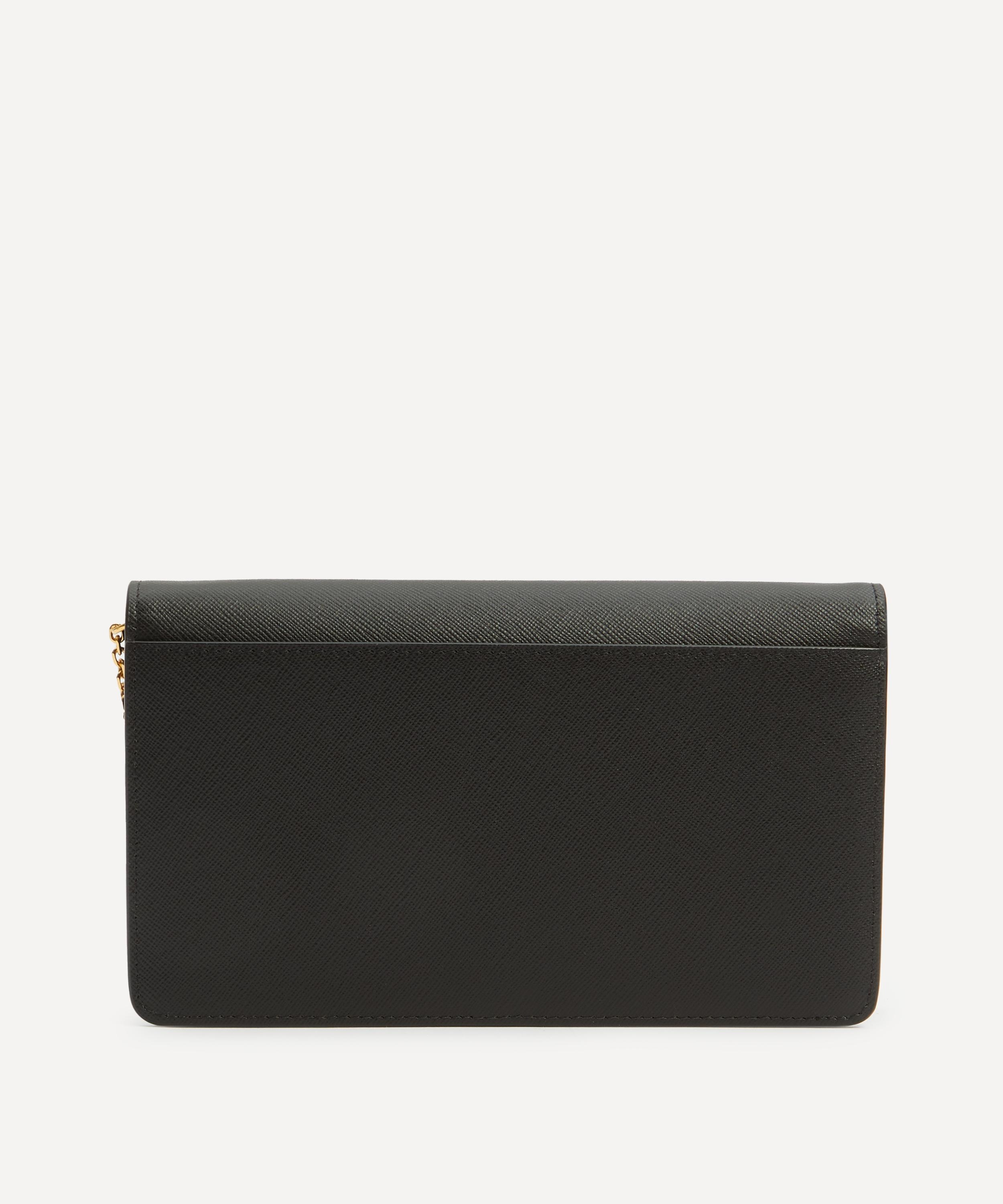 Long Black Leather Chain Wallet - 3