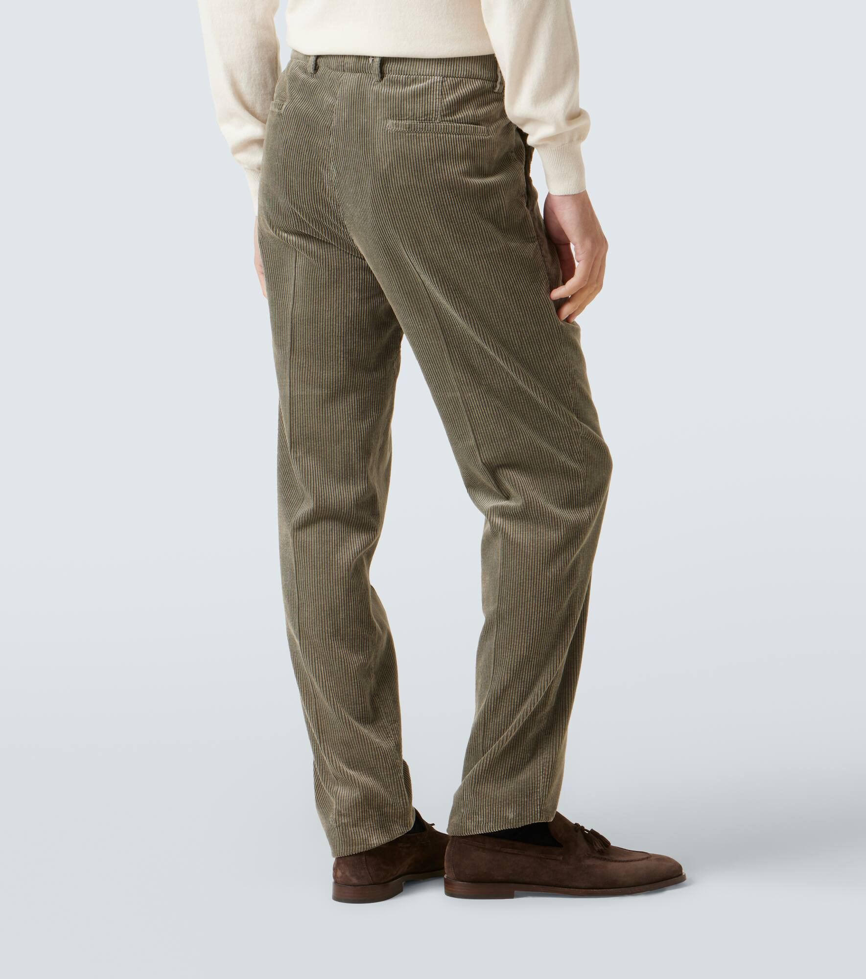 Cotton corduroy chinos - 4