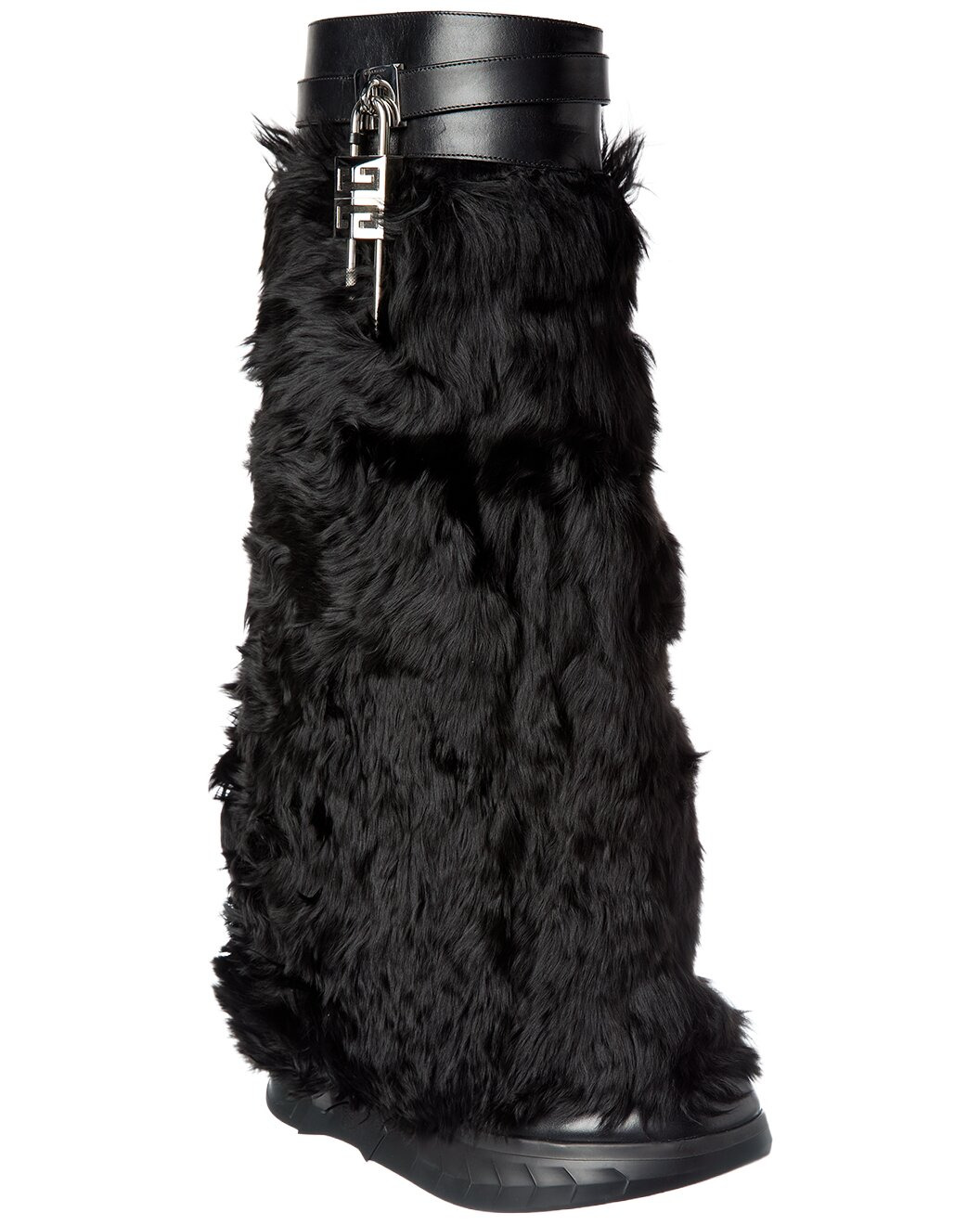 Givenchy Shark Lock Leather Biker Boot - 1