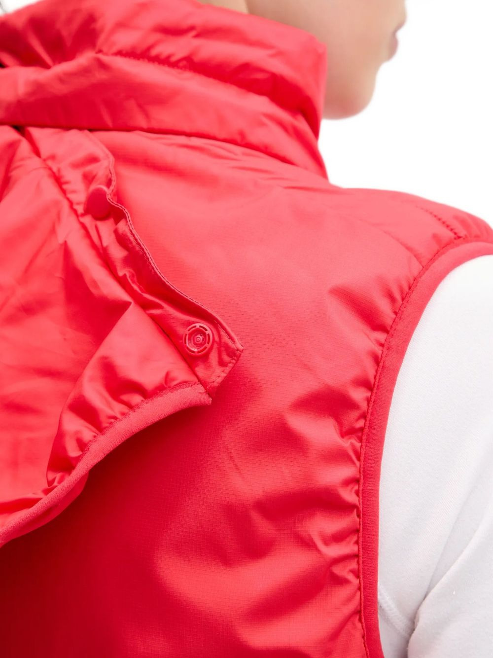 quilted hooded gilet - 5