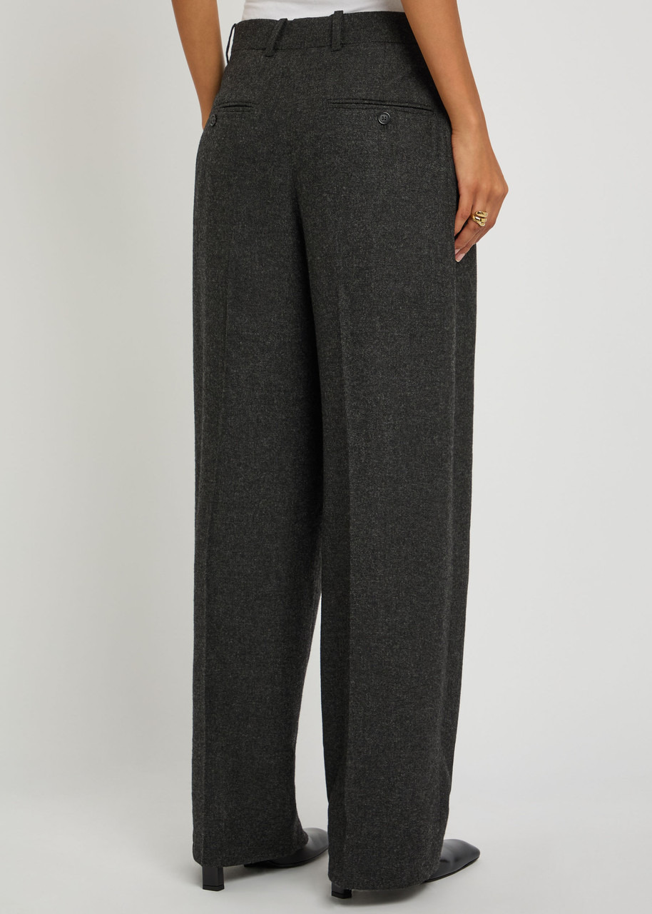 Toteme Wide-leg Flannel Trousers - 3