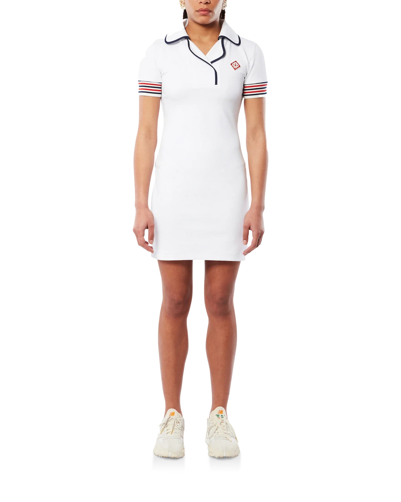 Bound Collar Polo Dress - 2