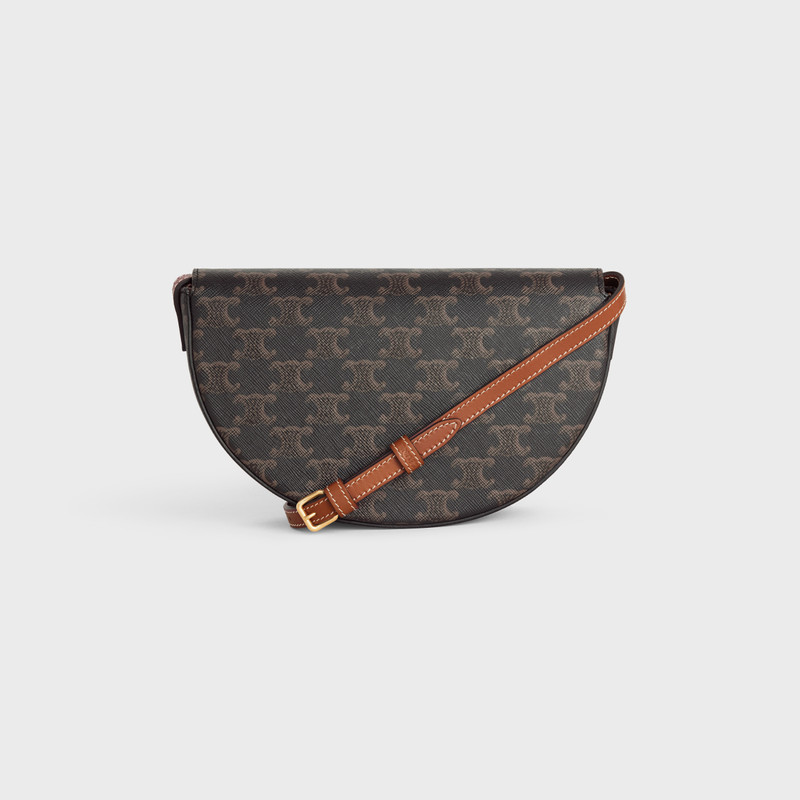 Besace Cuir Triomphe in Triomphe Canvas and Calfskin 3