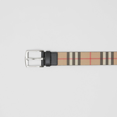 Burberry Vintage Check and Leather Belt outlook