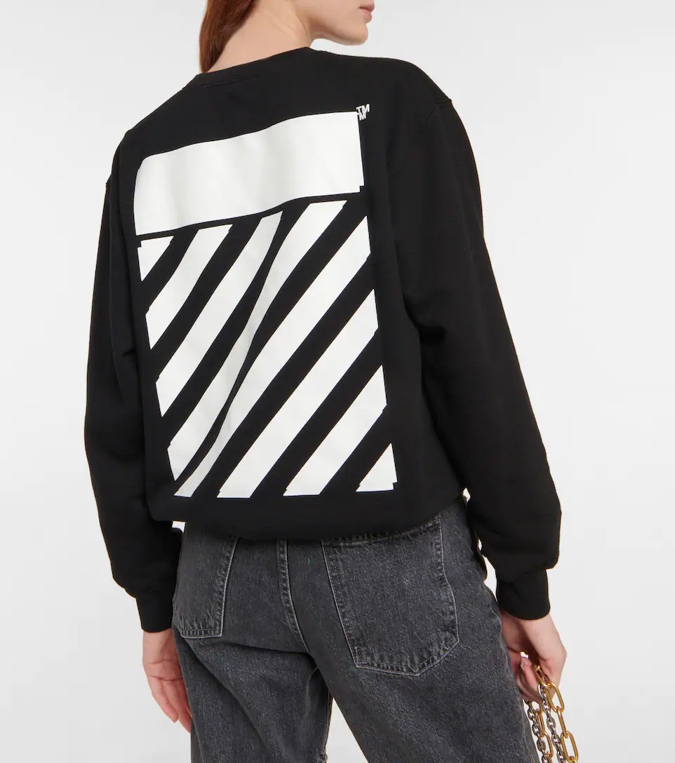 Logo-print cotton jersey sweatshirt - 5