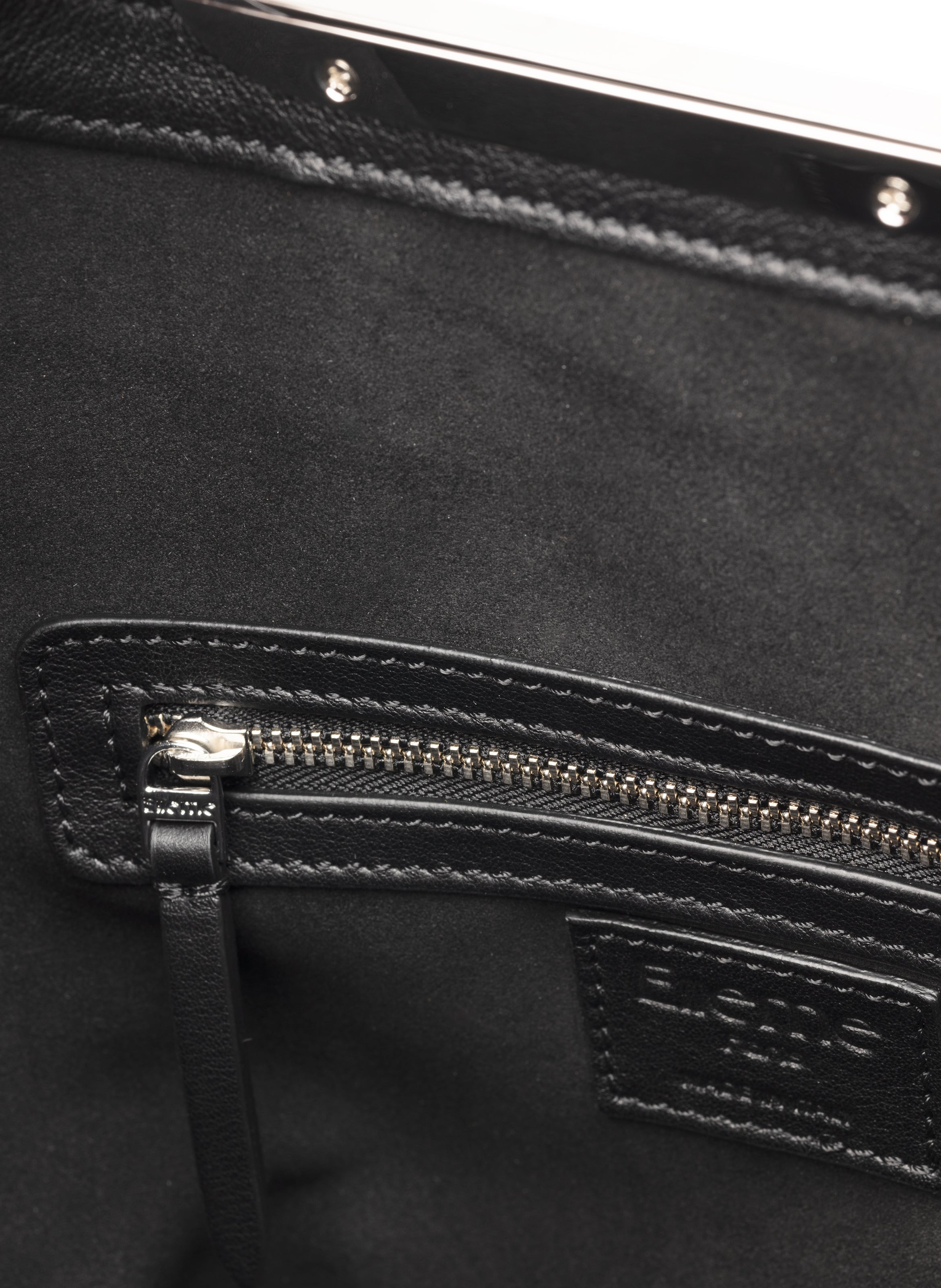 Gemini Pebbled Leather Black - Silver - 4