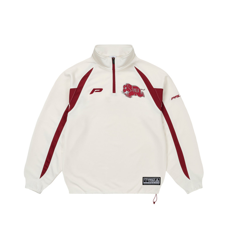 PALABAMA QUARTER ZIP WHITE 1