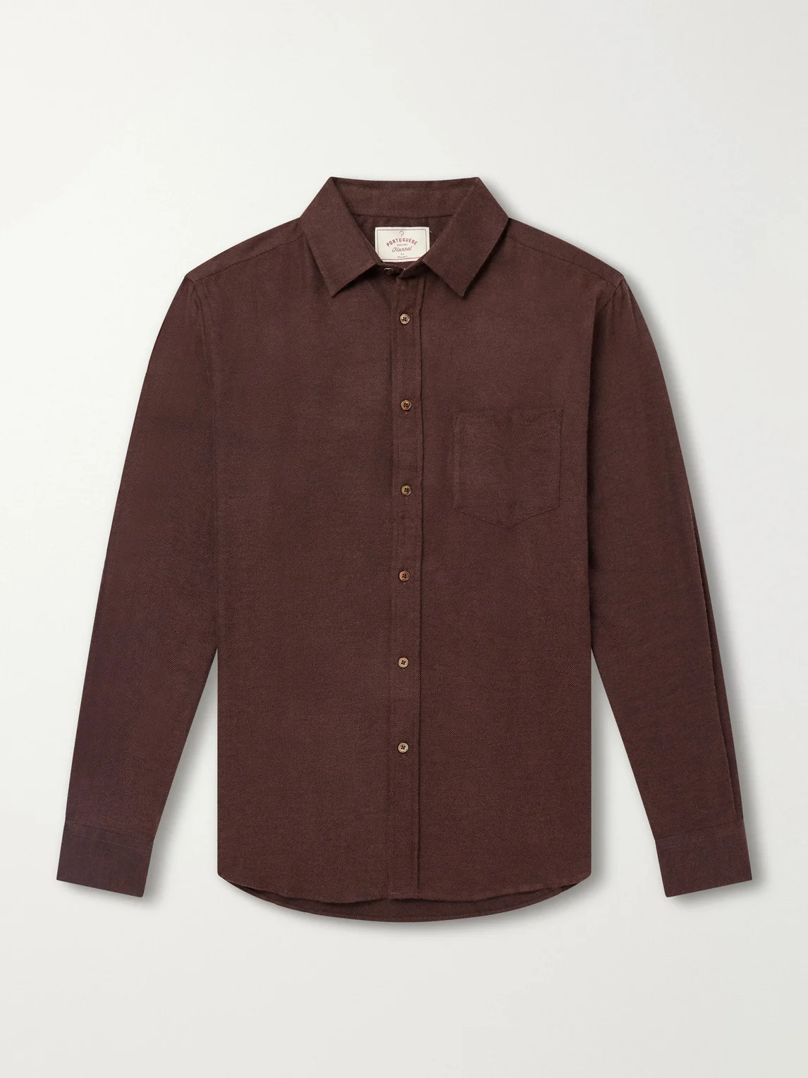 Teca Brushed Cotton-Twill Shirt - 1