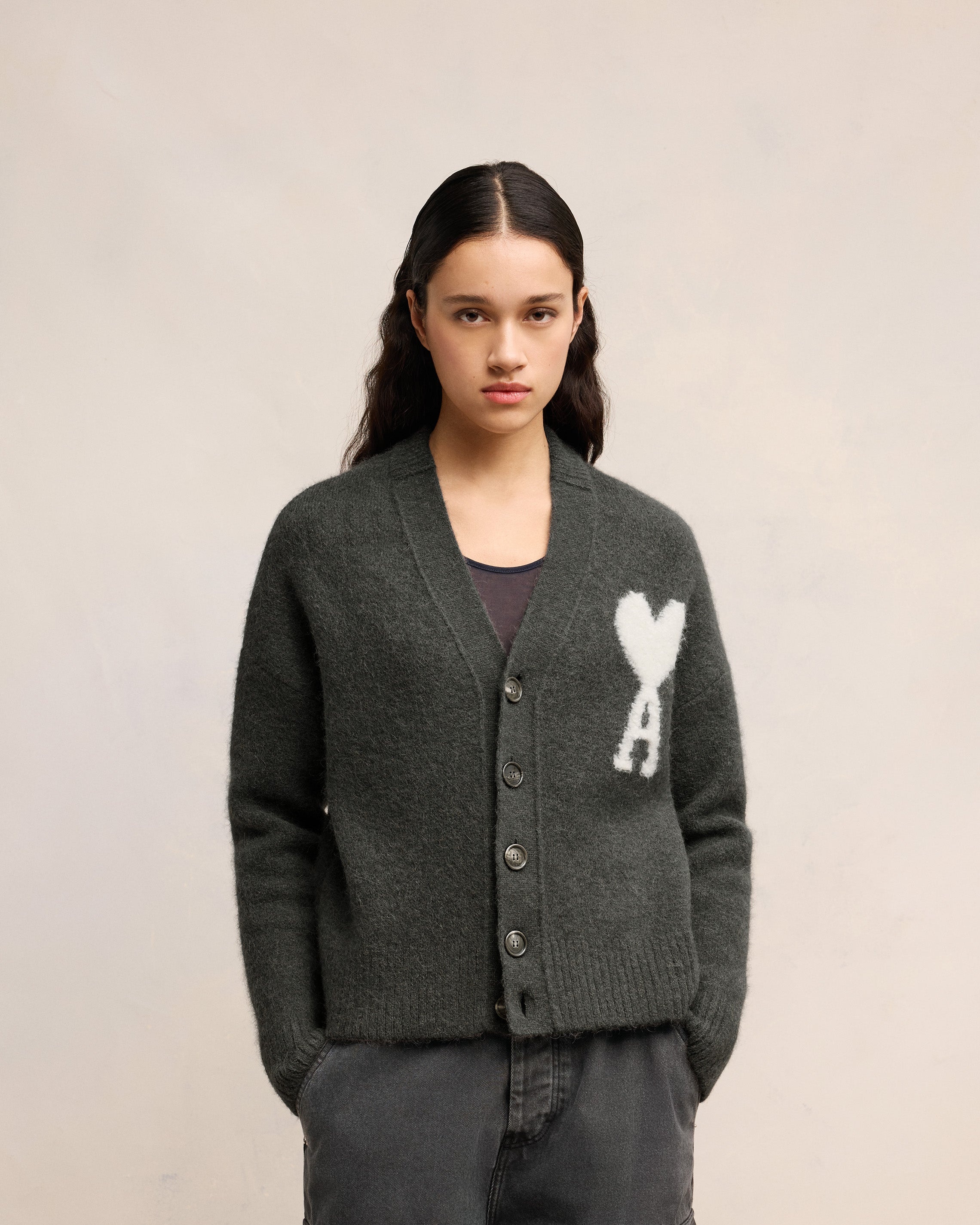 OFF-WHITE AMI DE COEUR CARDIGAN - 3