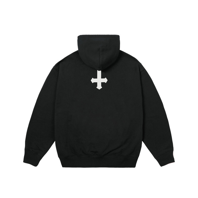PALACE PALACE CROSS HOOD BLACK outlook